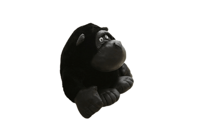 Gros Gorille Noir Peluche Singe