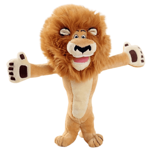 Peluche Lion Madagascar Alex Haute Qualité