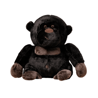 Peluche Chimpanzé Noir Assis