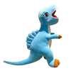 Peluche Dinosaure Bleu Gueule