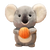 koala peluche basketball