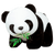 Doudou Panda Bambou
